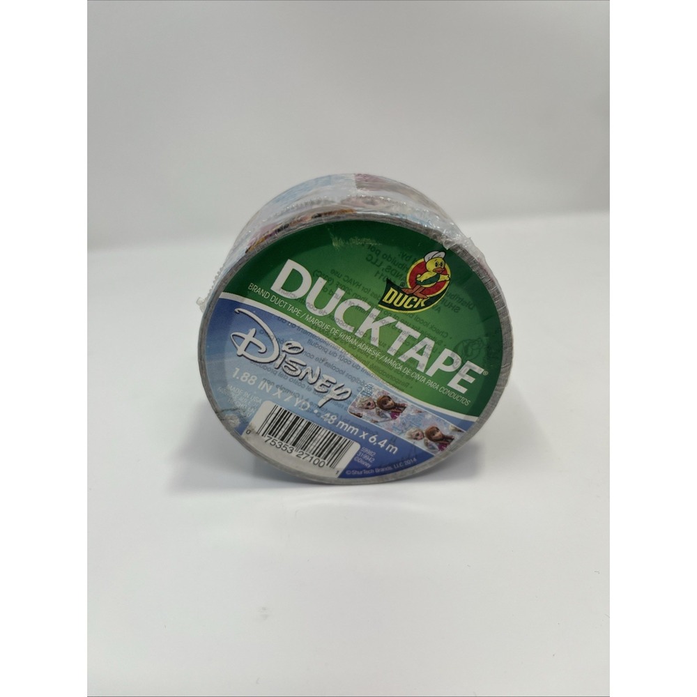 Disney Frozen DuckTape Brand Duct Tape with‎ Anna and Elsa 1.88 in 7 Yards NEW